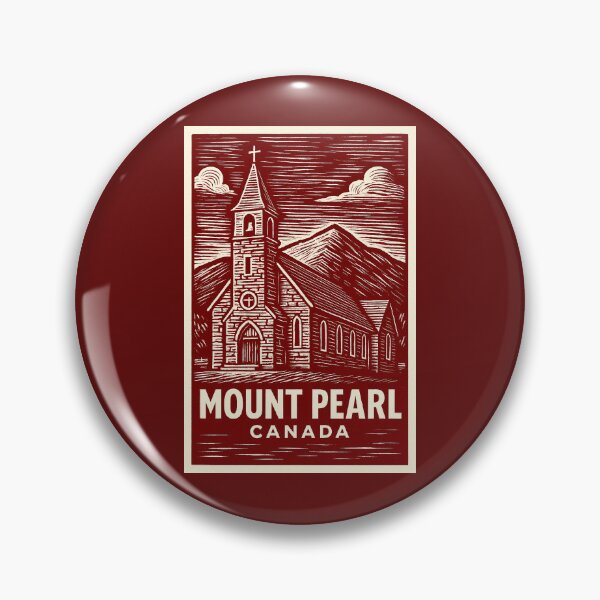 Item preview, Mount Pearl Canada Linocut Style designed and sold by Thistle-TShop.