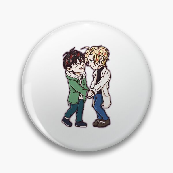Item preview, Banana Fish Chibi Friends Hugging Cartoon Style designed and sold by Ciraillard.