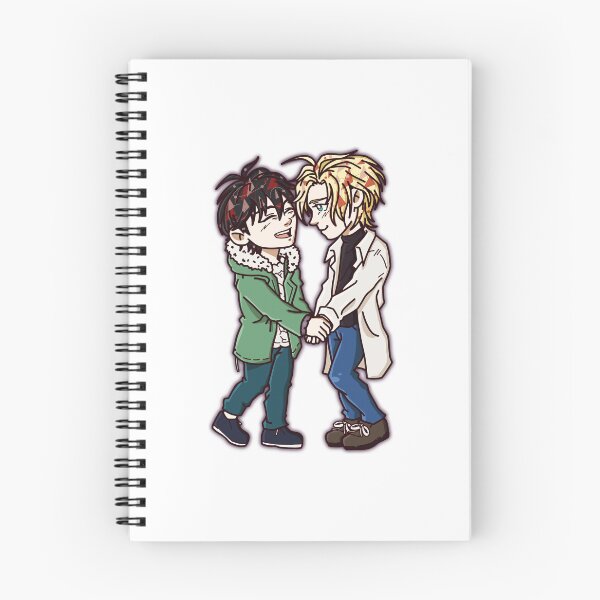 Item preview, Banana Fish Chibi Friends Hugging Cartoon Style designed and sold by Ciraillard.