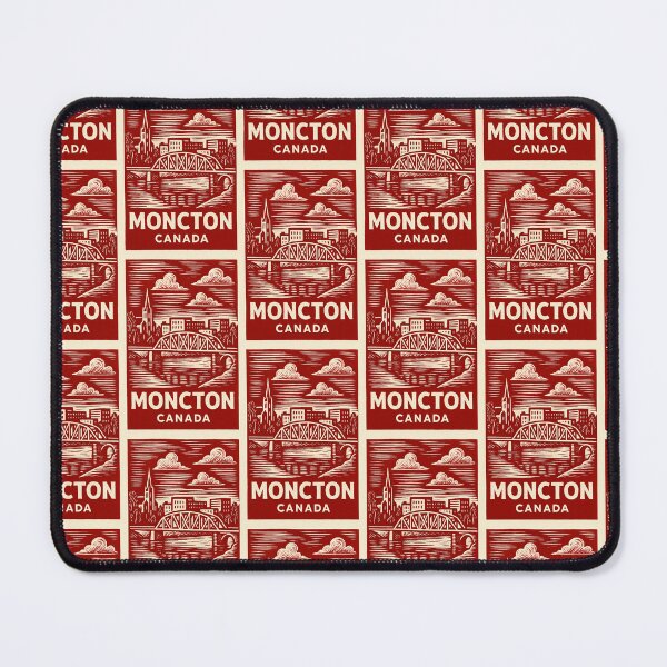 Item preview, Moncton Canada Linocut Style  designed and sold by Thistle-TShop.