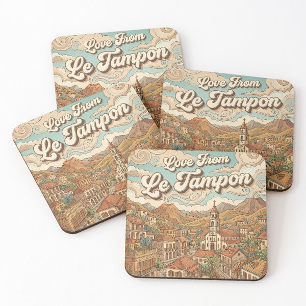 Item preview, Love From Le Tampon City of France Vintage Art designed and sold by Witty Shirts.