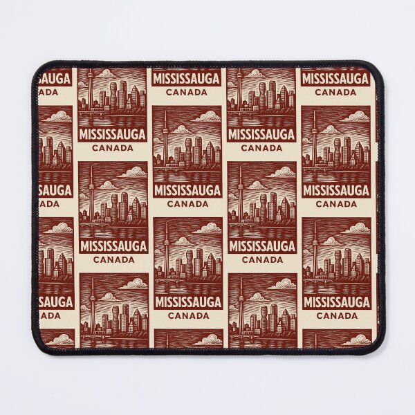 Item preview, Mississauga Canada Linocut Style designed and sold by Thistle-TShop.