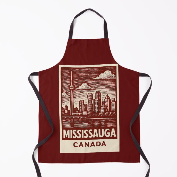Item preview, Mississauga Canada Linocut Style designed and sold by Thistle-TShop.