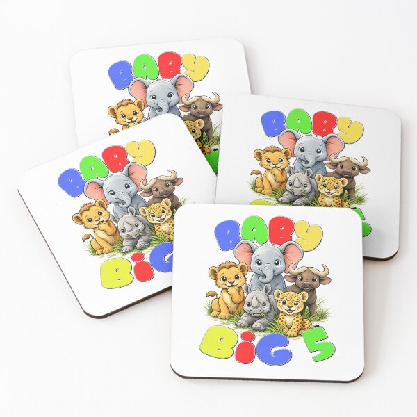 Item preview, Baby Big 5 African Animals Nursery Art. designed and sold by Mr Lee.