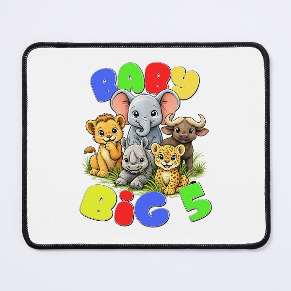 Item preview, Baby Big 5 African Animals Nursery Art. designed and sold by Mr Lee.
