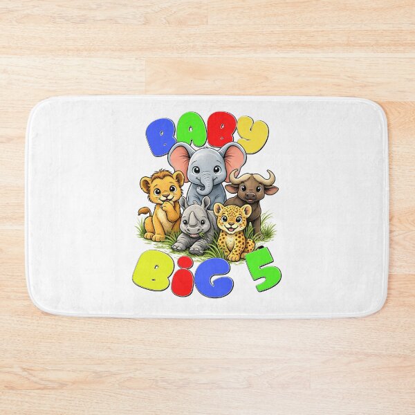 Item preview, Baby Big 5 African Animals Nursery Art. designed and sold by Mr Lee.