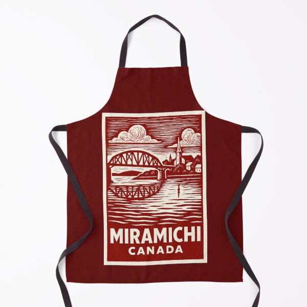 Item preview, Miramichi Canada Linocut Style designed and sold by Thistle-TShop.