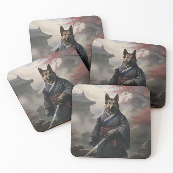 Item preview, German Shepherd Ronin - Epic Samurai Dog Warrior designed and sold by Tommy-Ellie.