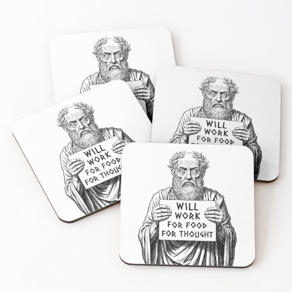 Item preview, Funny Philosophy Unemployed Greek Philosopher Will Work designed and sold by GrandeDuc.