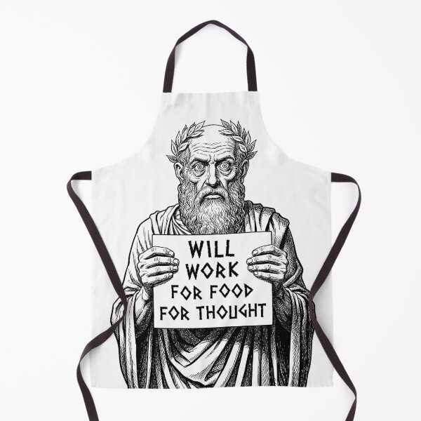 Item preview, Funny Philosophy Unemployed Greek Philosopher Will Work designed and sold by GrandeDuc.