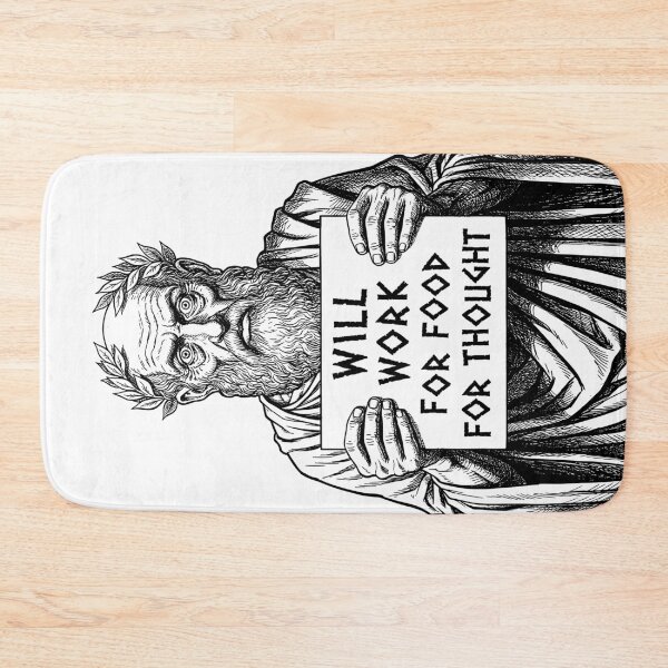 Item preview, Funny Philosophy Unemployed Greek Philosopher Will Work designed and sold by GrandeDuc.