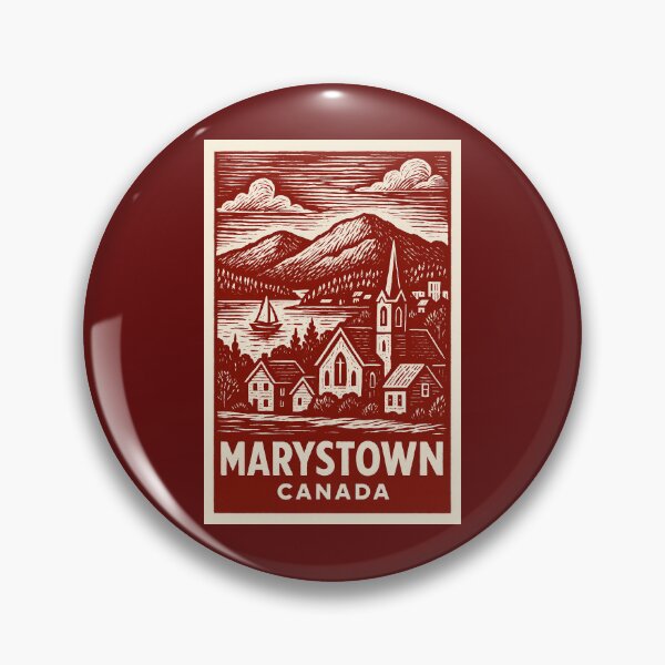 Item preview, Marystown Canada Linocut Style  designed and sold by Thistle-TShop.