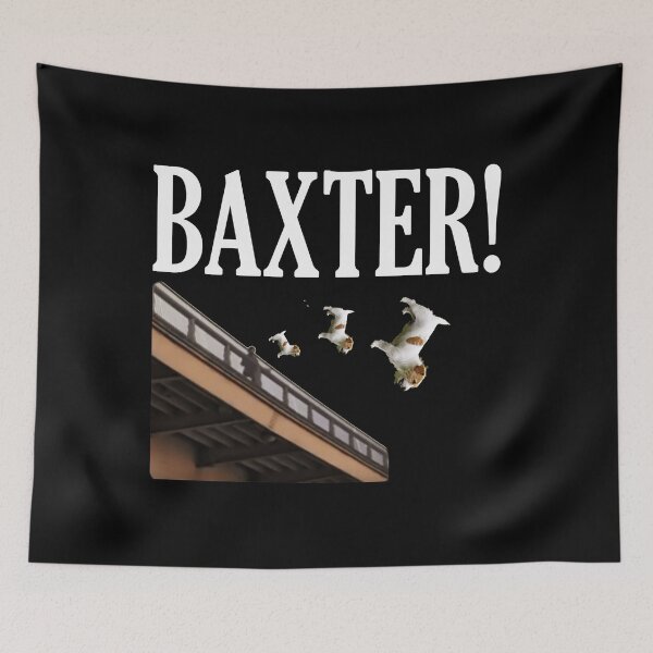 Item preview, Baxter Anchorman Funny Dog Jump Scene designed and sold by Joleneavage.