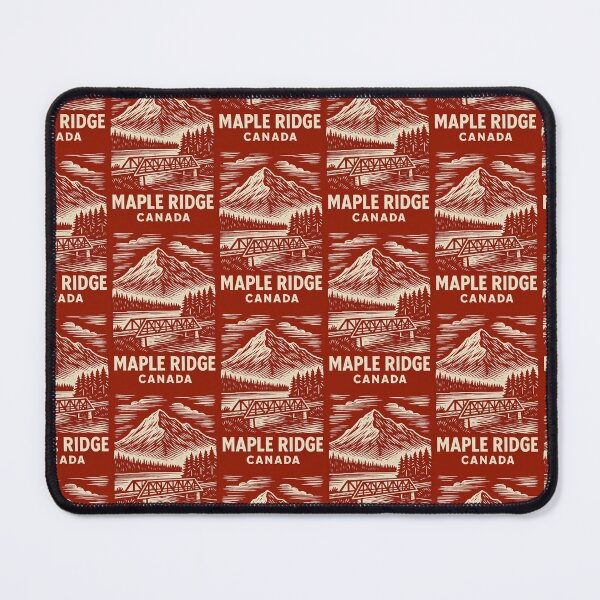 Item preview, Maple Ridge Canada Linocut Style  designed and sold by Thistle-TShop.