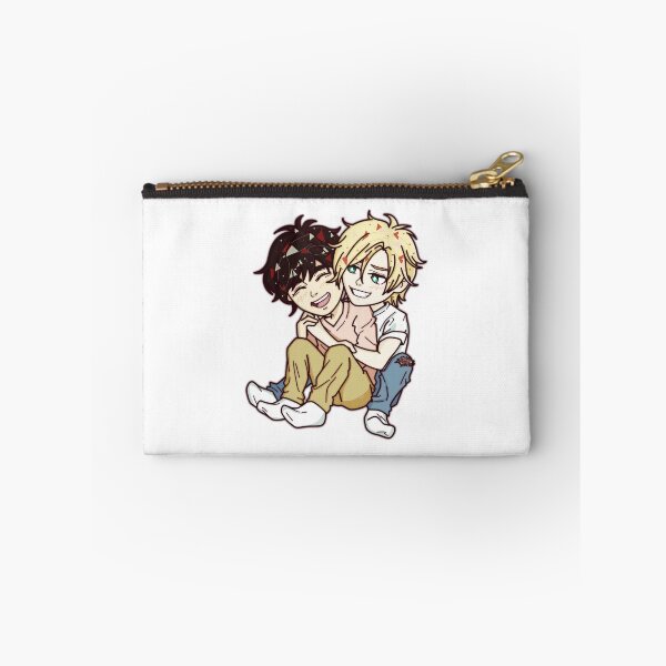 Item preview, Banana Fish Cute Chibi Couple Sitting Together designed and sold by Ciraillard.