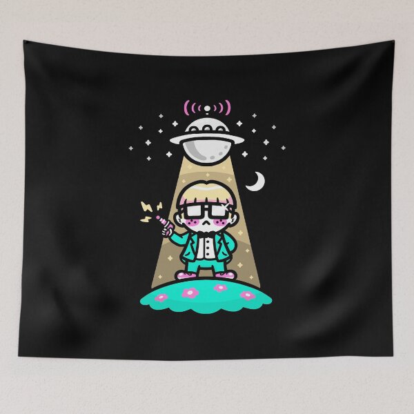 Item preview, EarthBound Mysterious UFO Child Scene designed and sold by Joselyesley.