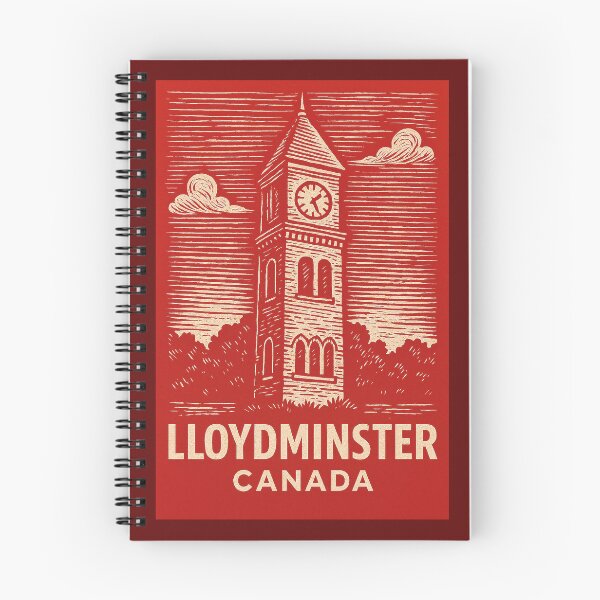 Item preview, Lloydminster Canada Linocut Style designed and sold by Thistle-TShop.