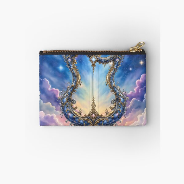 Item preview, Moonlit Celestial Harp – Dreamy Cosmic Fantasy Art designed and sold by nicky2342.