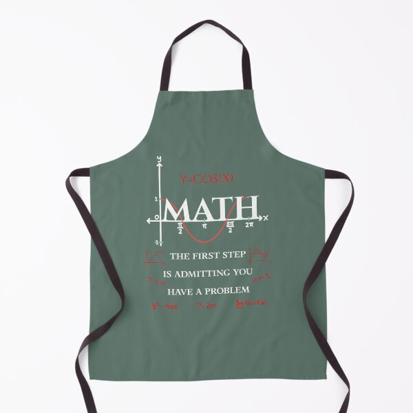 Item preview, Math The First Step is Admitting You Have A Problem, Vintage style designed and sold by artprintschabab.