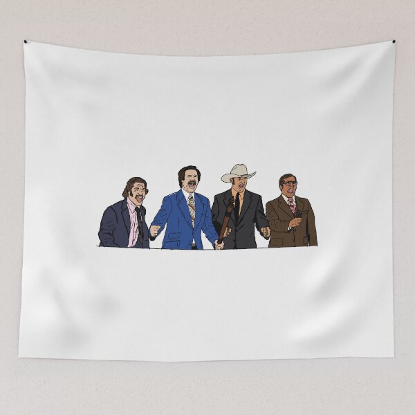 Item preview, Anchorman News Team Retro Comedy Group Style designed and sold by Joleneavage.