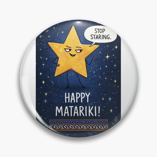 Item preview, Matariki Star New Zealand with Night Sky and Maori Festival Theme designed and sold by Aryabek.