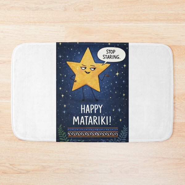 Item preview, Matariki Star New Zealand with Night Sky and Maori Festival Theme designed and sold by Aryabek.
