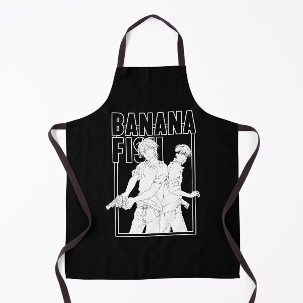 Item preview, Banana Fish Minimal Black White Couple Illustration designed and sold by Ciraillard.