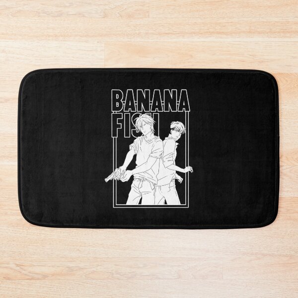 Item preview, Banana Fish Minimal Black White Couple Illustration designed and sold by Ciraillard.