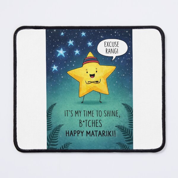 Item preview, Matariki Festival Star Illustration with Humor and Maori Constellation designed and sold by Aryabek.