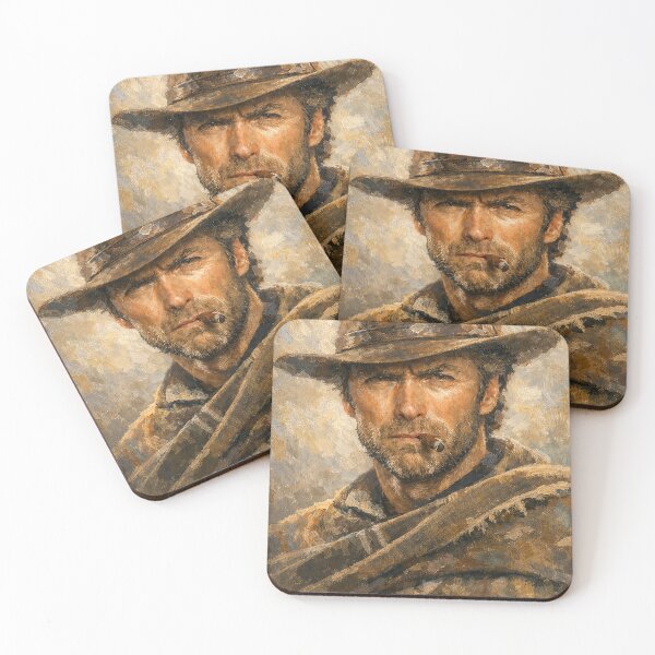 Item preview, Clint Eastwood Impressionistic Painting of a Legend designed and sold by LuluLeb.