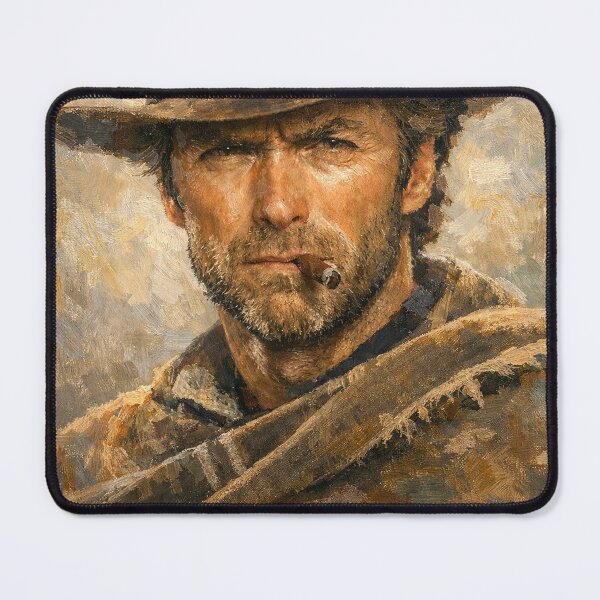 Item preview, Clint Eastwood Impressionistic Painting of a Legend designed and sold by LuluLeb.
