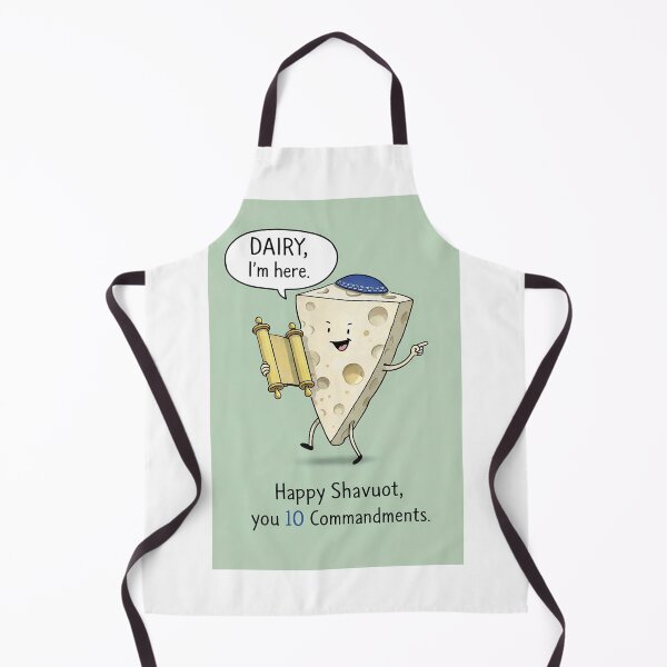 Item preview, Shavuot Cheese with Torah Scroll and Jewish Holiday Theme designed and sold by Aryabek.