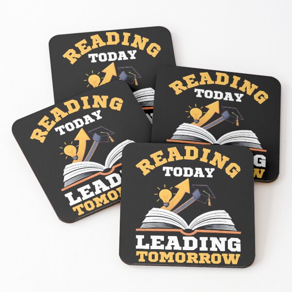 Item preview, Reading Today Leading Tomorrow – Literacy, Education, Book Lover Quote Graphic designed and sold by Teetreasure2.