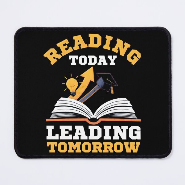 Item preview, Reading Today Leading Tomorrow – Literacy, Education, Book Lover Quote Graphic designed and sold by Teetreasure2.