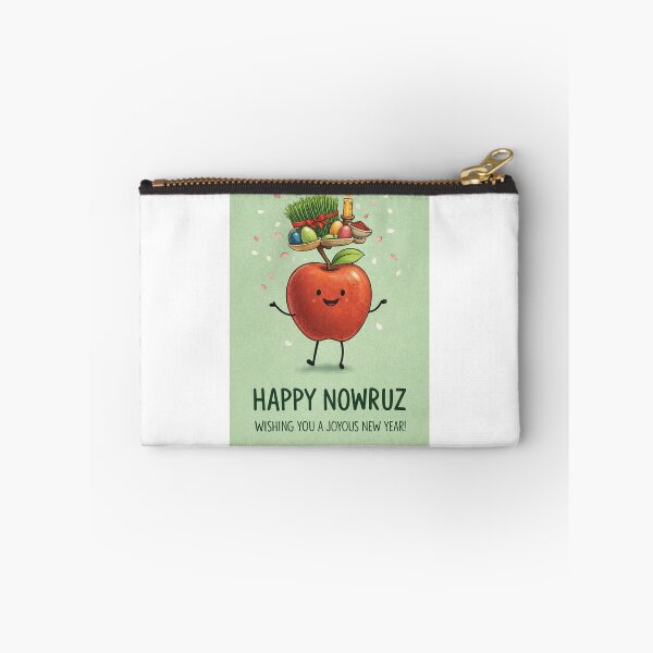 Item preview, Nowruz Apple Illustration with Haft-Seen Items and Persian New Year Symbols designed and sold by Aryabek.