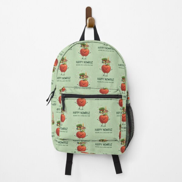 Item preview, Nowruz Apple Illustration with Haft-Seen Items and Persian New Year Symbols designed and sold by Aryabek.