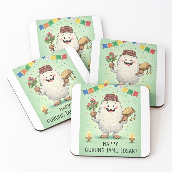Item preview, Gurung Tamu Losar Yeti Nepal with Prayer Flags and Traditional Celebration designed and sold by Aryabek.