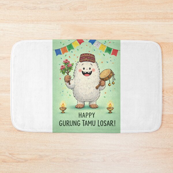 Item preview, Gurung Tamu Losar Yeti Nepal with Prayer Flags and Traditional Celebration designed and sold by Aryabek.