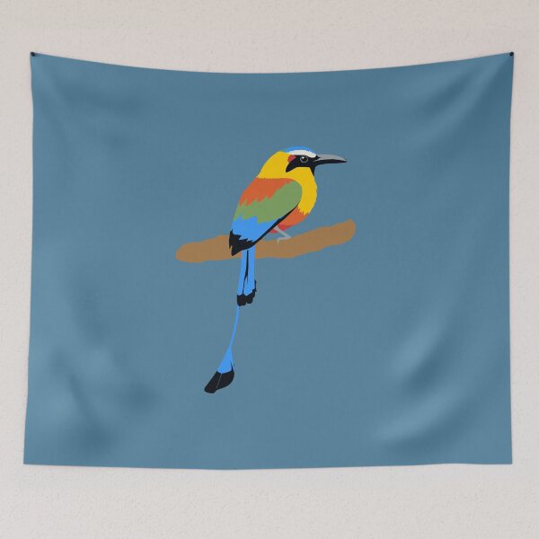 Item preview, Turquoise-browed Motmot Bird Art designed and sold by donwillisjrart.