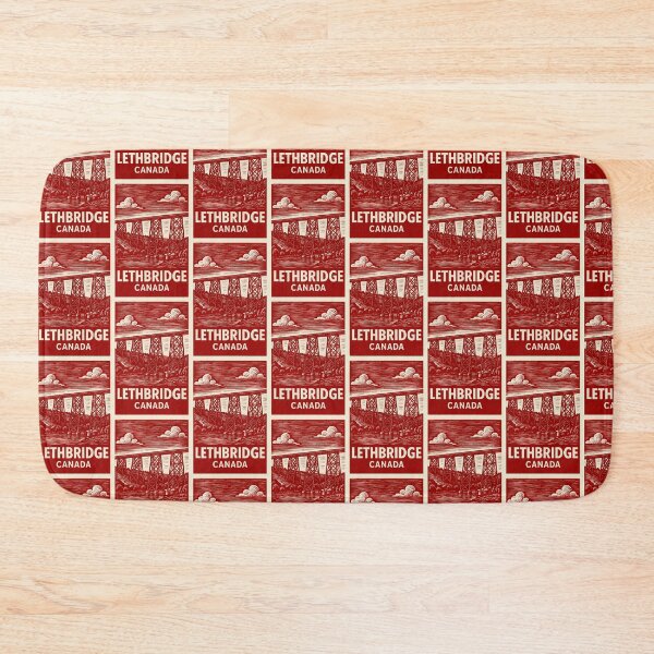 Item preview, Lethbridge Canada Linocut Style  designed and sold by Thistle-TShop.