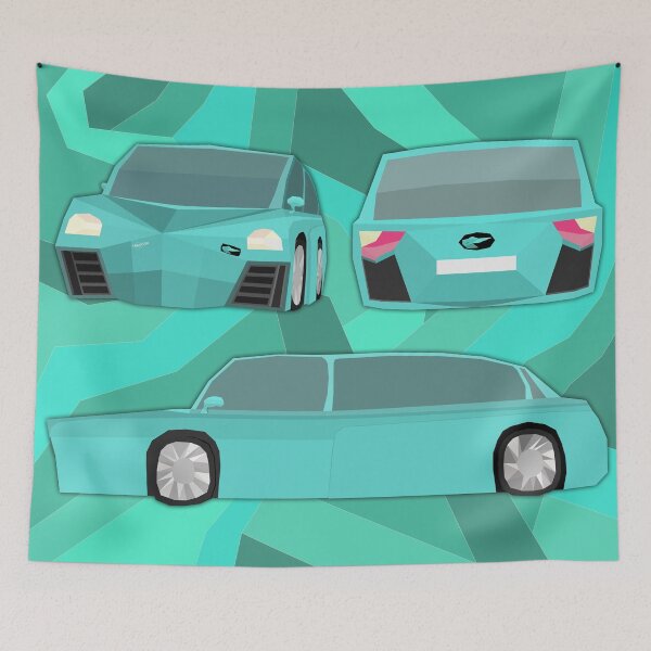Item preview, Cyan Supercar's Front, Rear and Side Concept designed and sold by Ekeeca.