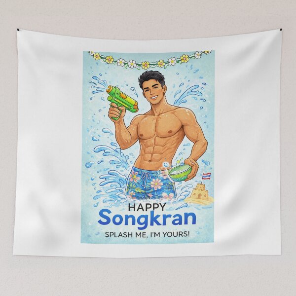 Item preview, Songkran Festival Water Celebration with Thai Culture and Summer Fun designed and sold by Aryabek.