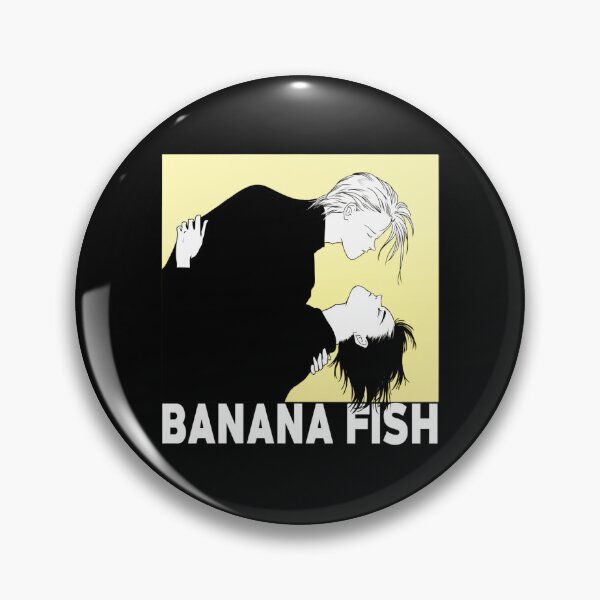 Item preview, Banana Fish Romantic Yellow Background Silhouette designed and sold by Ciraillard.
