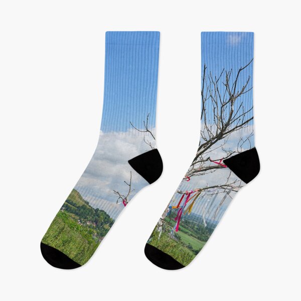 Item preview, Glastonbury Tor and Glastonbury Thorn designed and sold by Alisonchambers2.