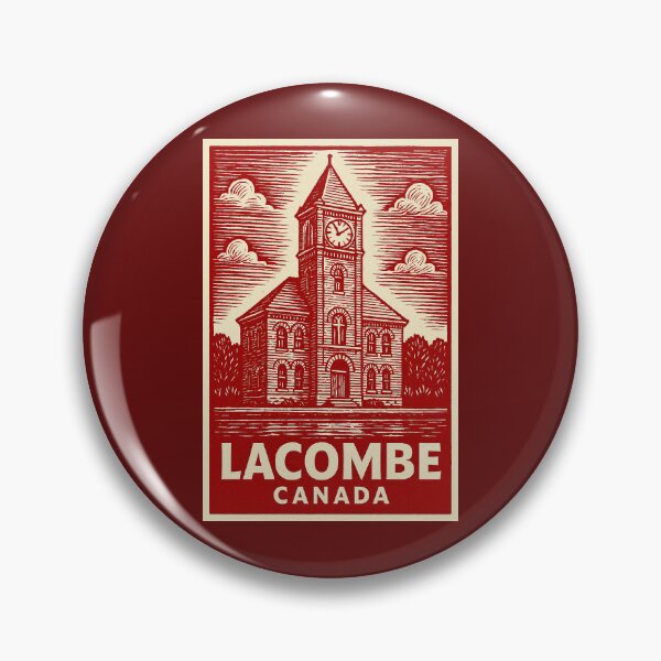 Item preview, Lacombe Canada Linocut Style  designed and sold by Thistle-TShop.