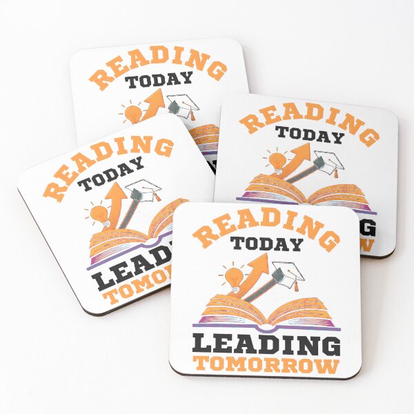 Item preview, Reading Today Leading Tomorrow – Literacy, Education, Book Lover Quote Graphic designed and sold by Teetreasure2.