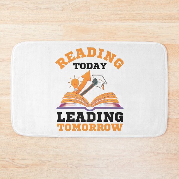 Item preview, Reading Today Leading Tomorrow – Literacy, Education, Book Lover Quote Graphic designed and sold by Teetreasure2.