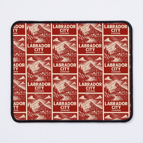 Item preview, Labrador City Canada Linocut Style  designed and sold by Thistle-TShop.