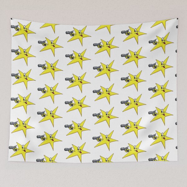 Item preview, Shooting Star with Gun Cartoon Sticker designed and sold by ogduckboy.