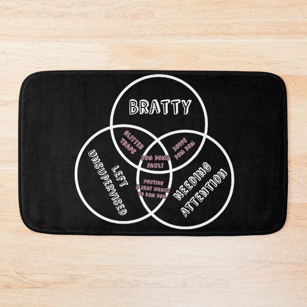 Item preview, Brat Overlap Chart designed and sold by MillieLissow.